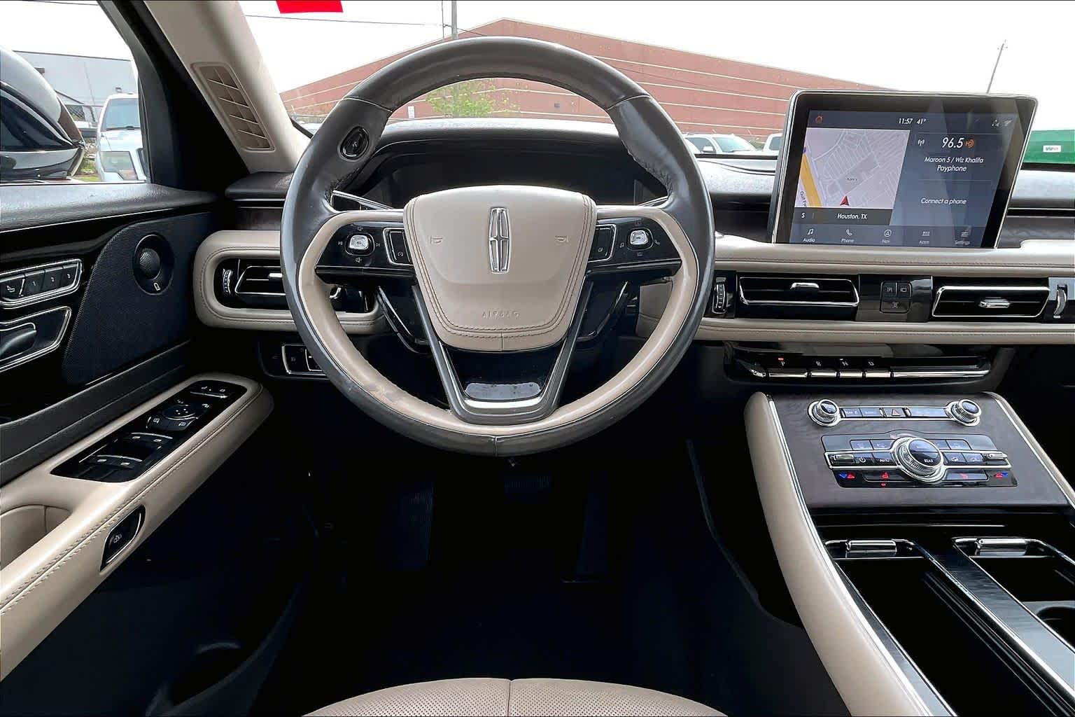 2020 Lincoln Aviator Reserve Burgundy Velvet Metallic Tinted Clearcoat at Mercedes-Benz of Houston North