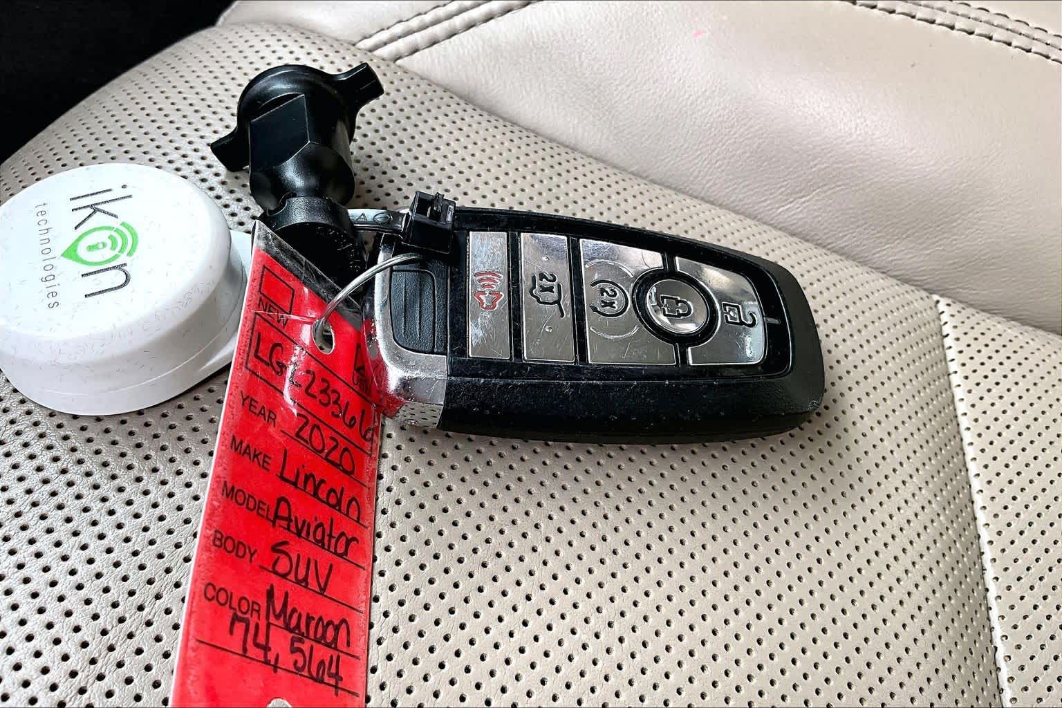 2020 Lincoln Aviator Reserve Burgundy Velvet Metallic Tinted Clearcoat at Mercedes-Benz of Houston North