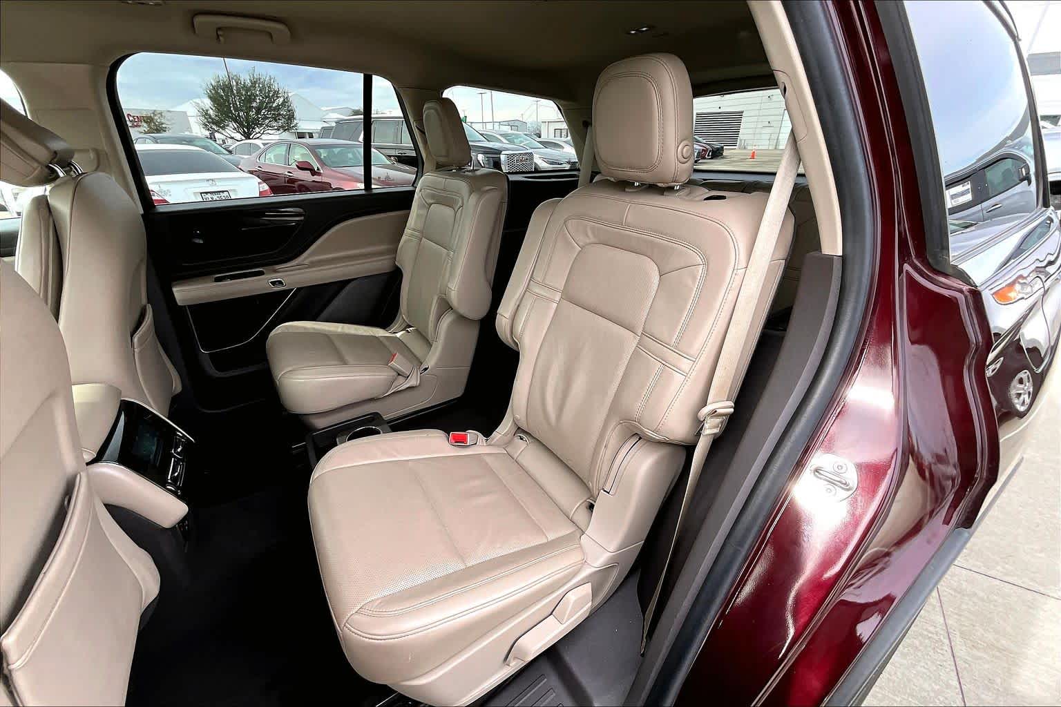 2020 Lincoln Aviator Reserve Burgundy Velvet Metallic Tinted Clearcoat at Mercedes-Benz of Houston North