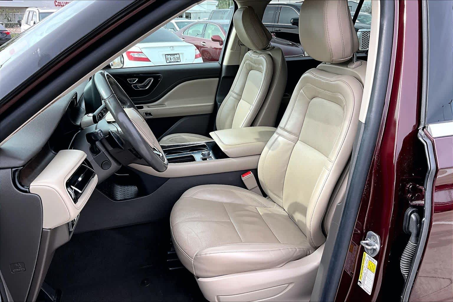 2020 Lincoln Aviator Reserve Burgundy Velvet Metallic Tinted Clearcoat at Mercedes-Benz of Houston North