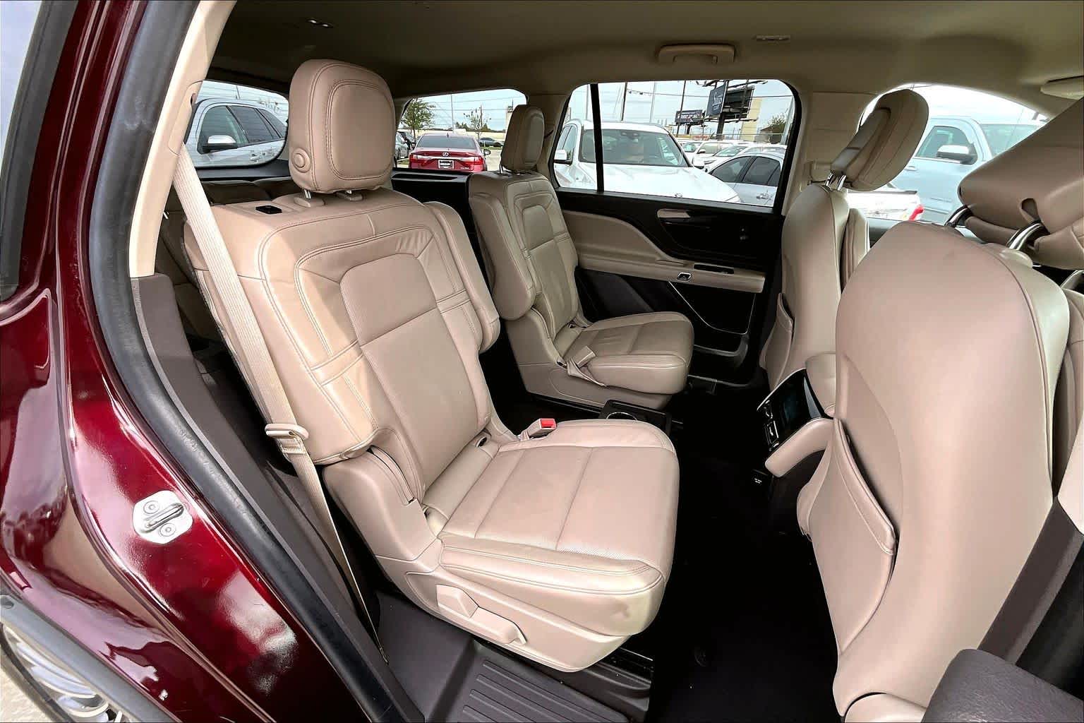 2020 Lincoln Aviator Reserve Burgundy Velvet Metallic Tinted Clearcoat at Mercedes-Benz of Houston North