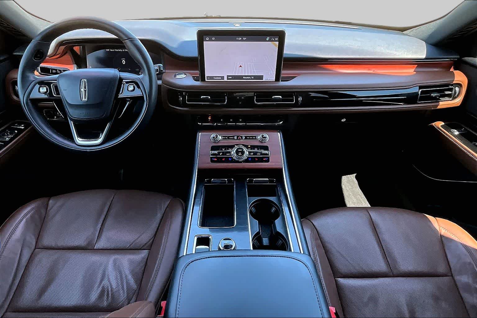 2024 Lincoln Aviator Reserve Pristine White Metallic Tri-Coat at Tomball Ford