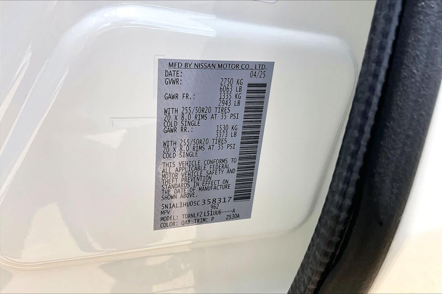 2025 INFINITI QX60 AUTOGRAPH Majestic White/Black Obsidian at AutoNation USA Katy