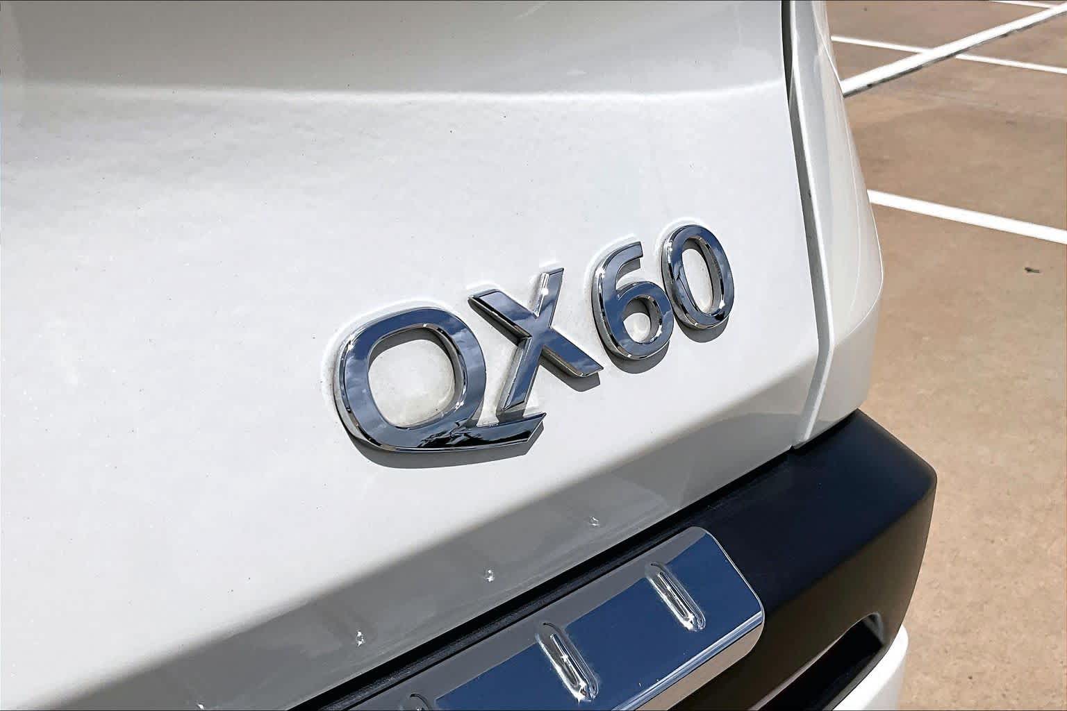 2025 INFINITI QX60 AUTOGRAPH Majestic White/Black Obsidian at AutoNation USA Katy