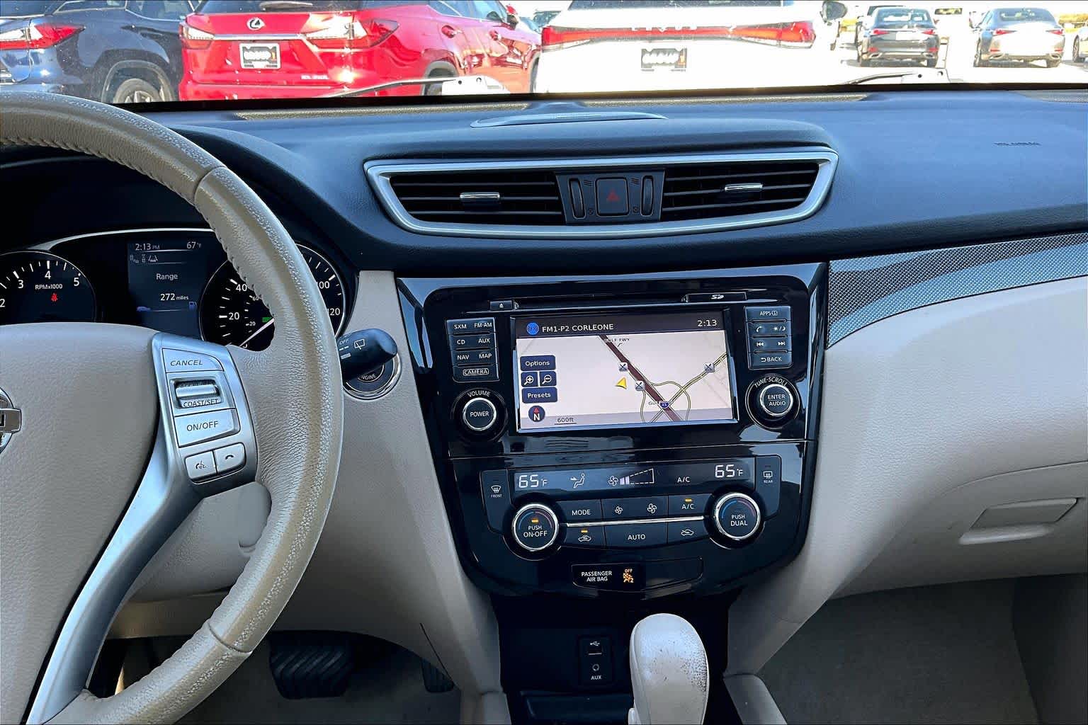 2015 Nissan Rogue SL Pearl White at Sterling McCall Nissan