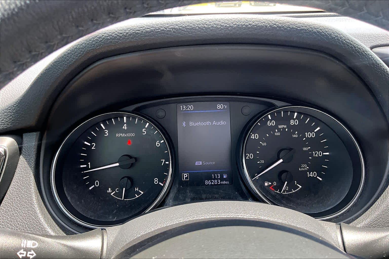 2020 Nissan Rogue S Glacier White at Sterling McCall Nissan