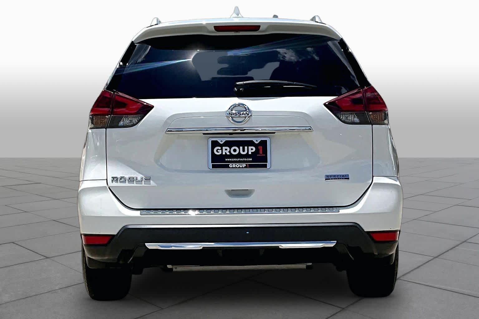 2020 Nissan Rogue S Glacier White at Sterling McCall Nissan