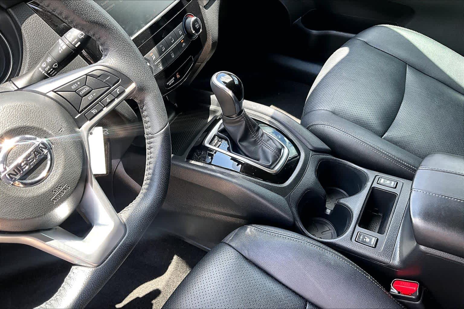 2020 Nissan Rogue S Glacier White at Sterling McCall Nissan
