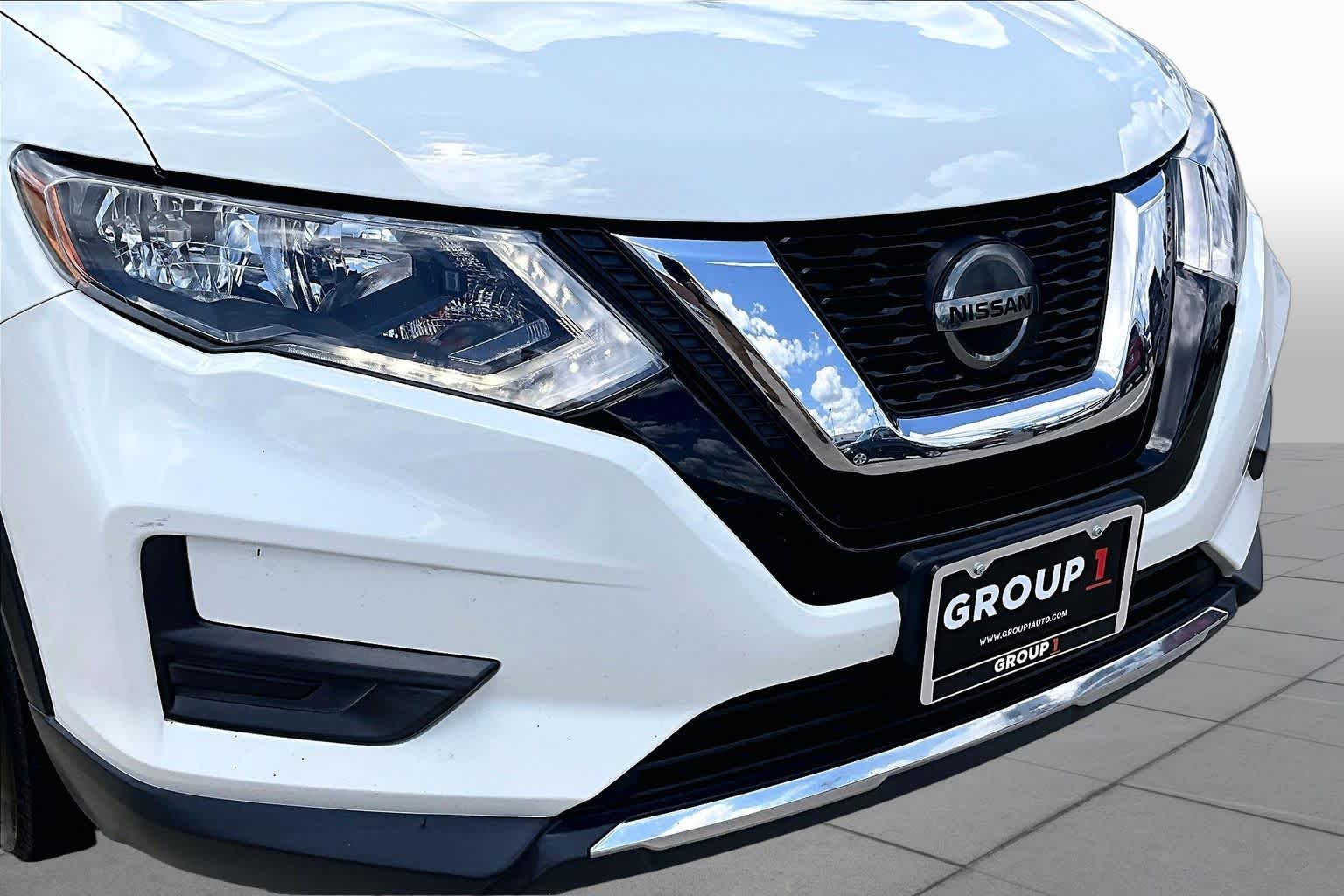 2020 Nissan Rogue S Glacier White at Sterling McCall Nissan