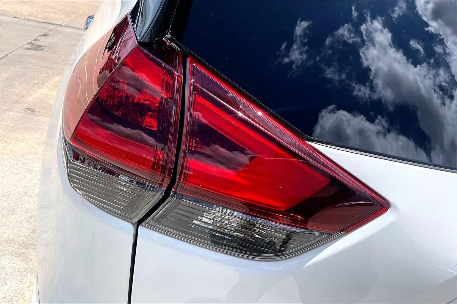 2020 Nissan Rogue S Glacier White at Sterling McCall Nissan