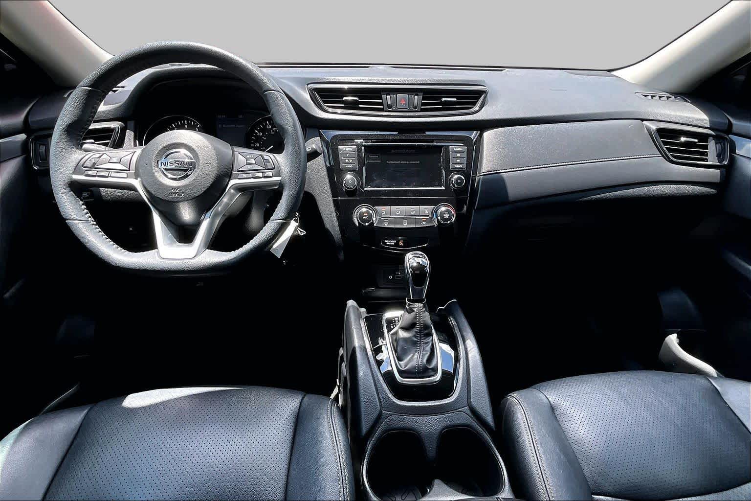 2020 Nissan Rogue S Glacier White at Sterling McCall Nissan