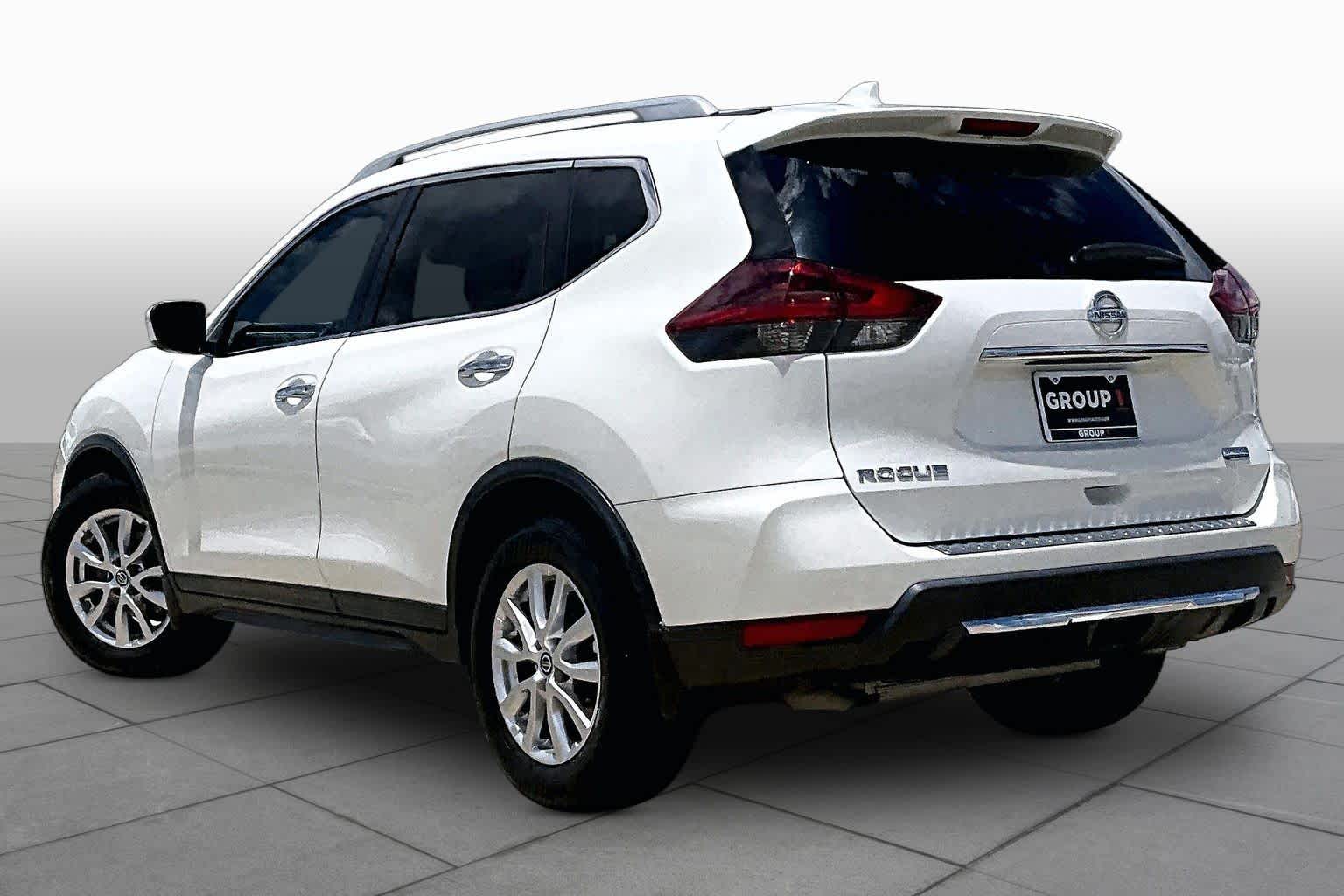 2020 Nissan Rogue S Glacier White at Sterling McCall Nissan