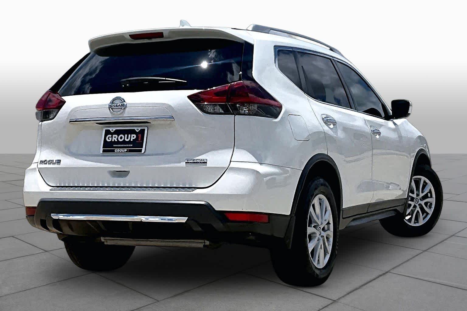 2020 Nissan Rogue S Glacier White at Sterling McCall Nissan