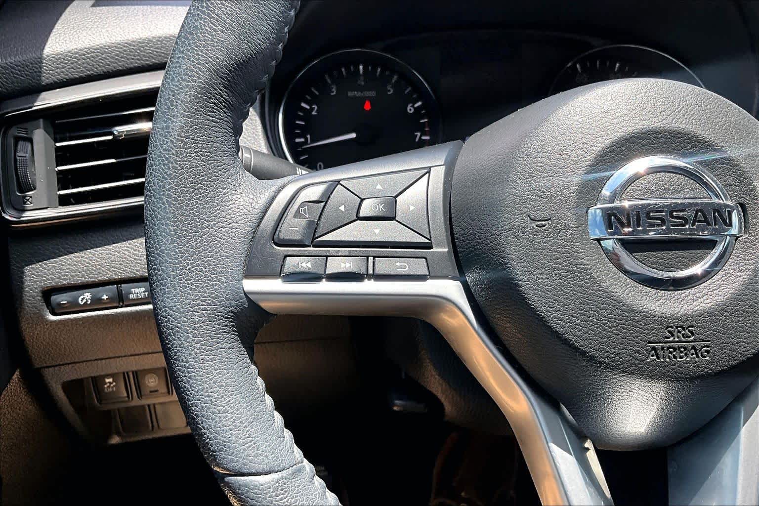 2020 Nissan Rogue S Glacier White at Sterling McCall Nissan