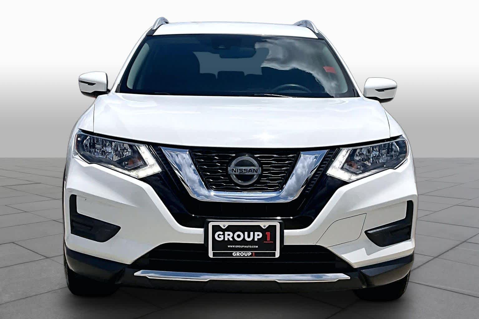 2020 Nissan Rogue S Glacier White at Sterling McCall Nissan