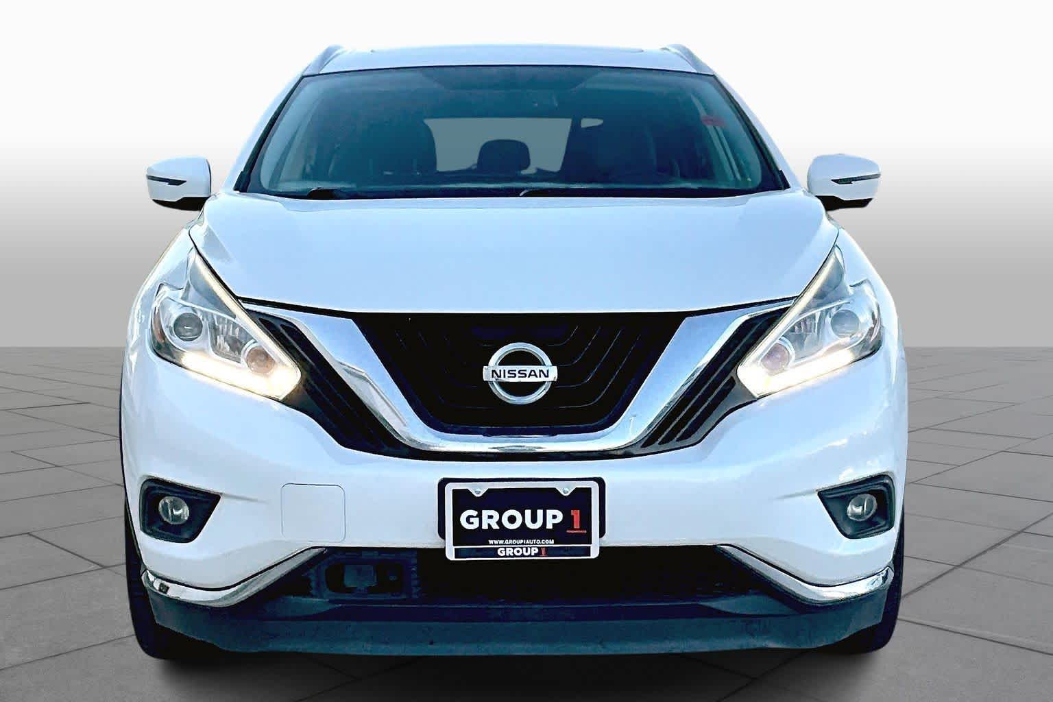 2018 Nissan Murano Platinum Pearl White at Texan GMC Buick