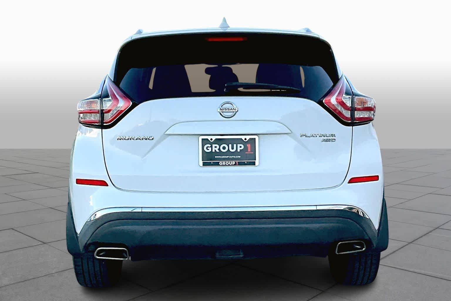 2018 Nissan Murano Platinum Pearl White at Texan GMC Buick