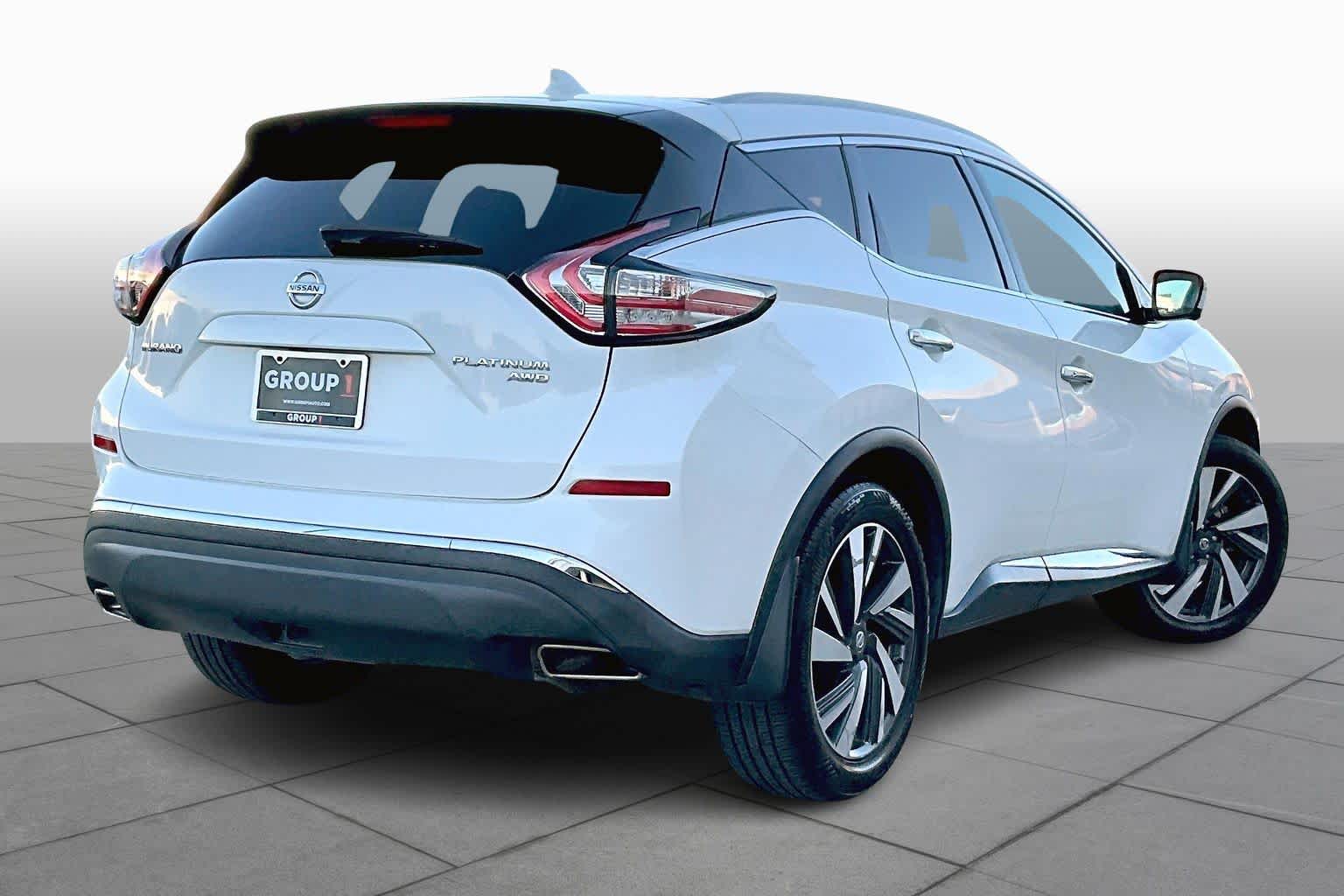 2018 Nissan Murano Platinum Pearl White at Texan GMC Buick