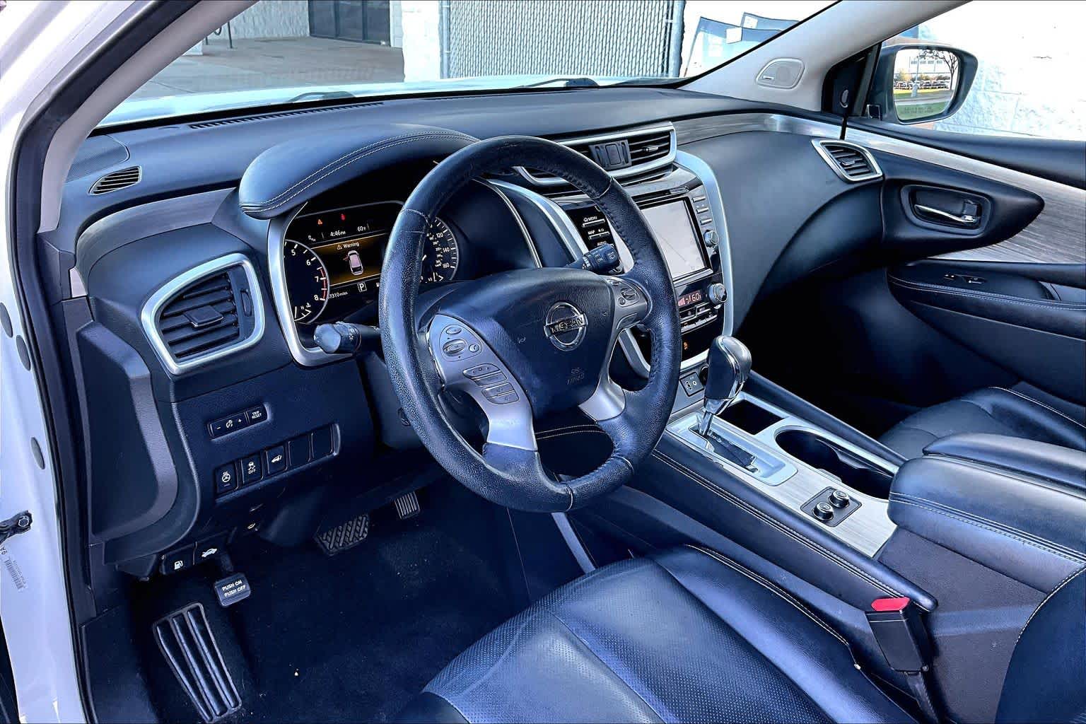 2018 Nissan Murano Platinum Pearl White at Texan GMC Buick