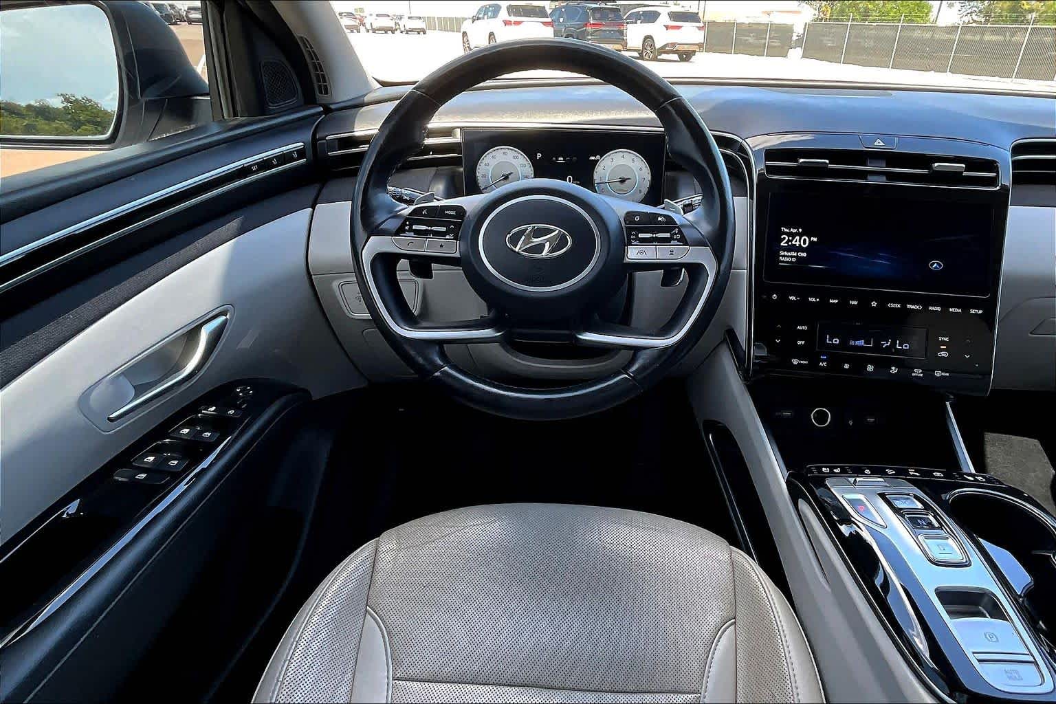 2024 Hyundai Tucson Limited White Pearl at Texan GMC Buick