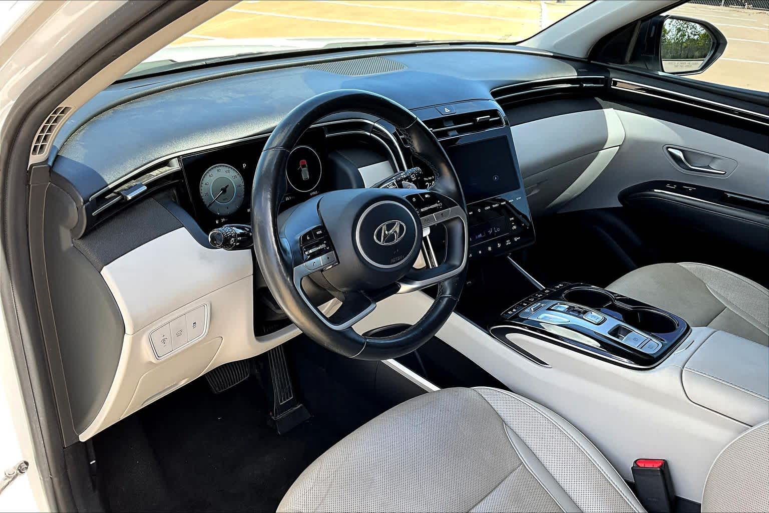 2024 Hyundai Tucson Limited White Pearl at Texan GMC Buick