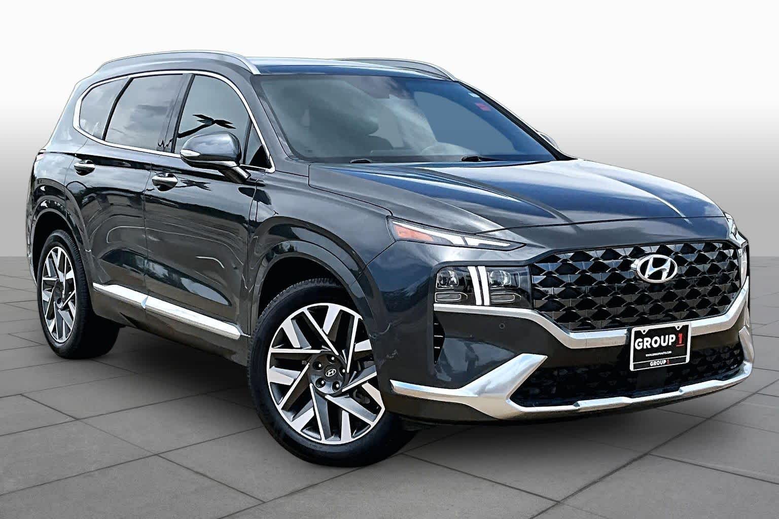 2023 Hyundai Santa Fe Calligraphy Portofino Gray at AutoNation USA Katy