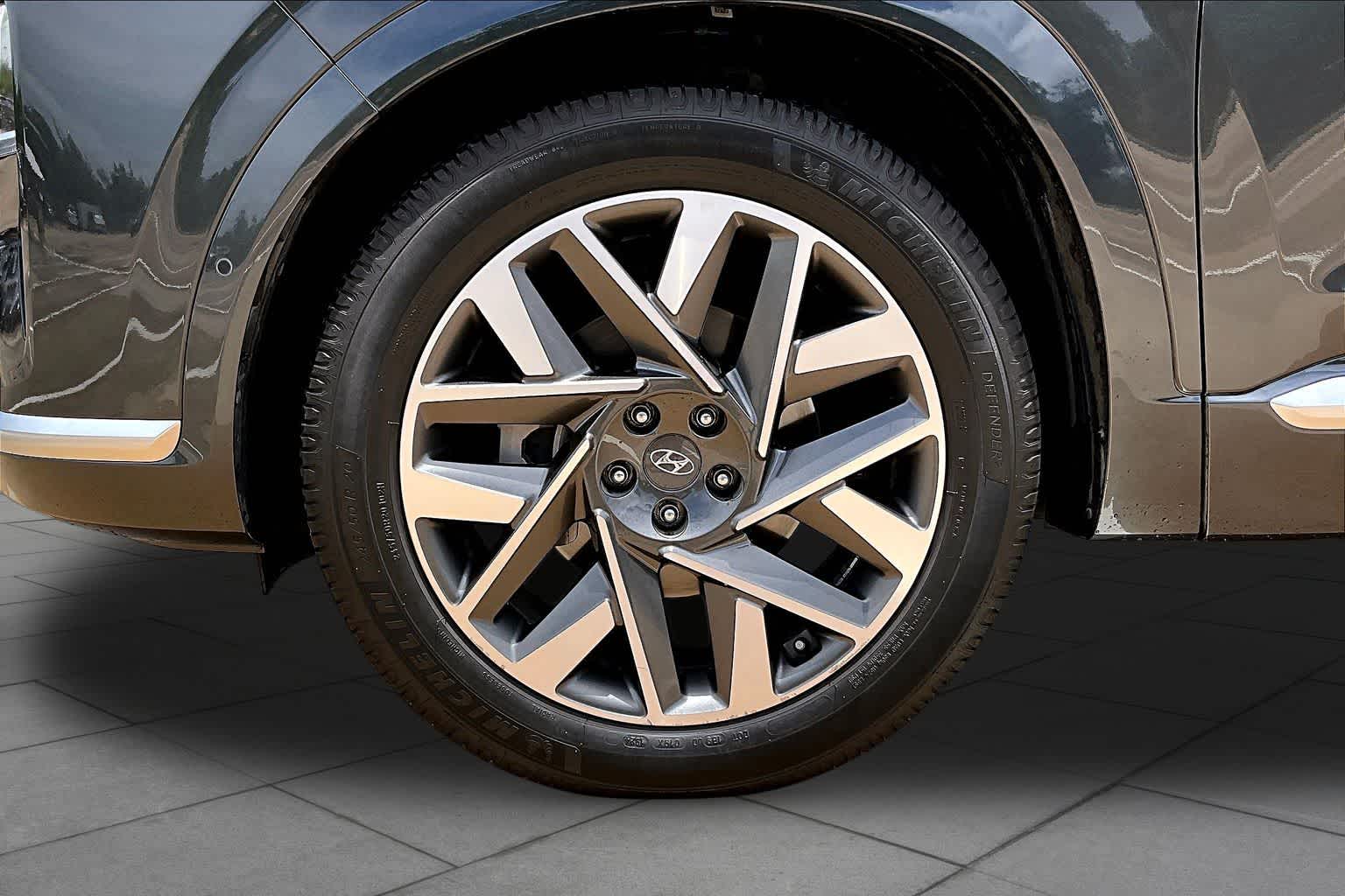 2023 Hyundai Santa Fe Calligraphy Portofino Gray at AutoNation Chevrolet Gulf Fwy