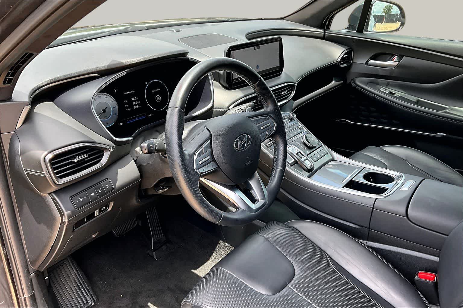 2023 Hyundai Santa Fe Calligraphy Portofino Gray at AutoNation Chevrolet Gulf Fwy