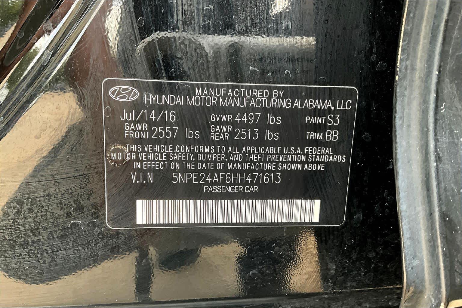 2017 Hyundai Sonata SE Phantom Black at Ron Craft Chevrolet Cadillac