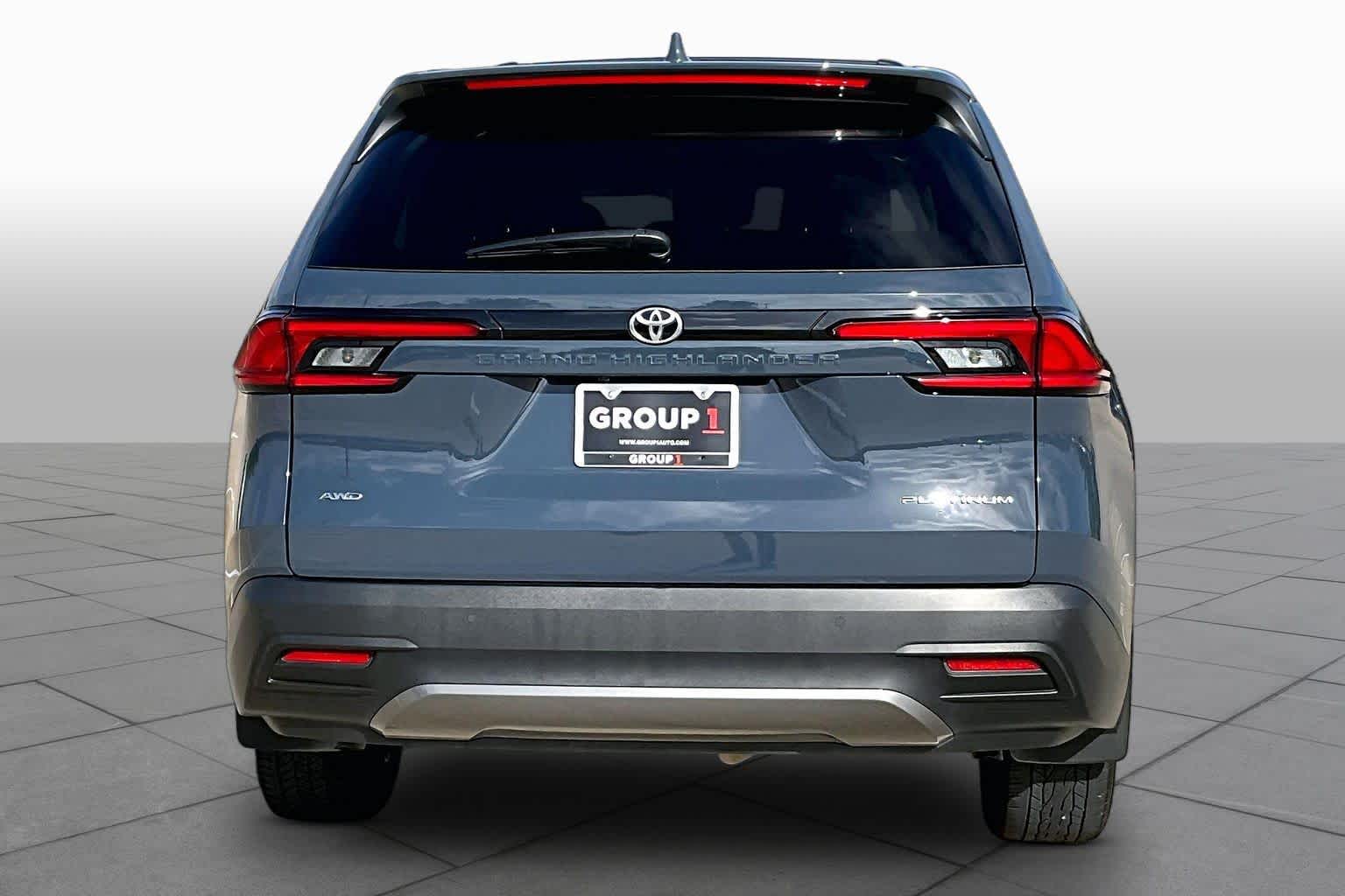 2025 Toyota Grand Highlander Platinum Storm Cloud at Group 1 Toyota Southwest