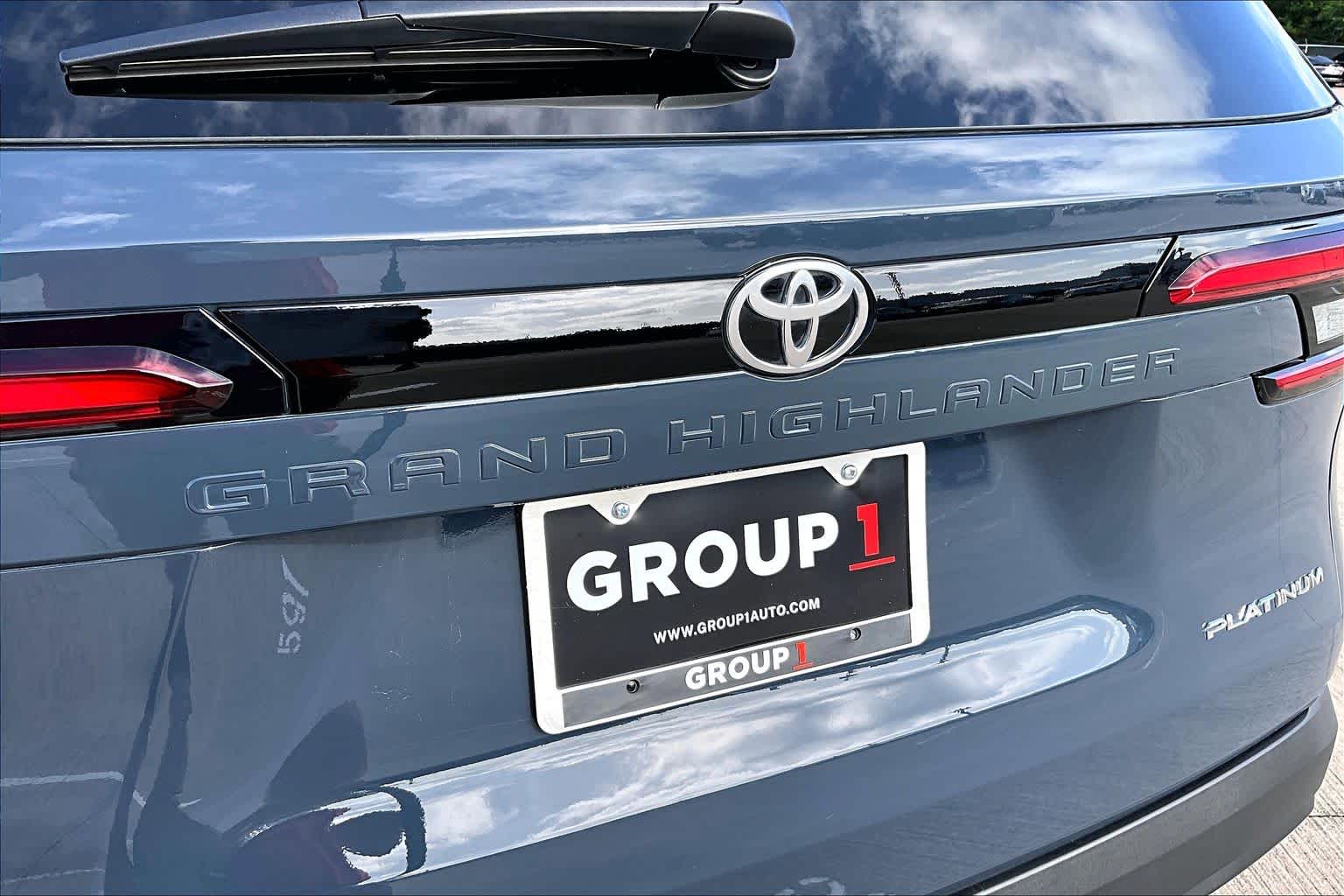 2025 Toyota Grand Highlander Platinum Storm Cloud at Group 1 Toyota Southwest