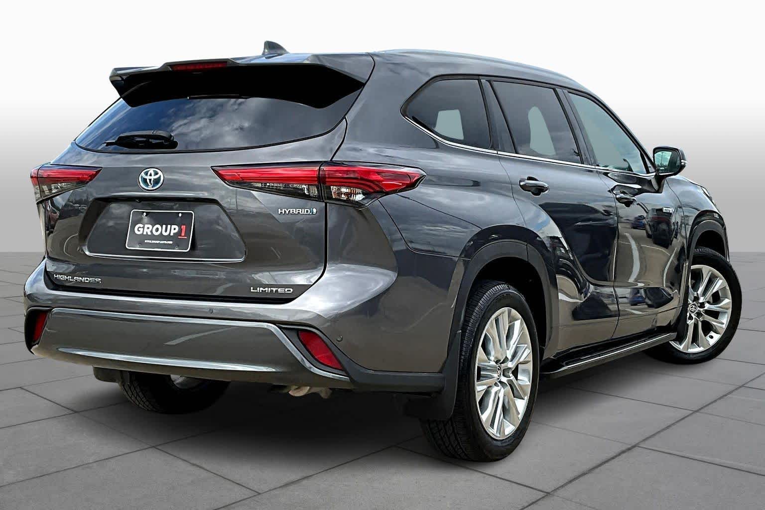 2021 Toyota Highlander Hybrid Limited Magnetic Gray Metallic at Tomball Chrysler Dodge Jeep Ram