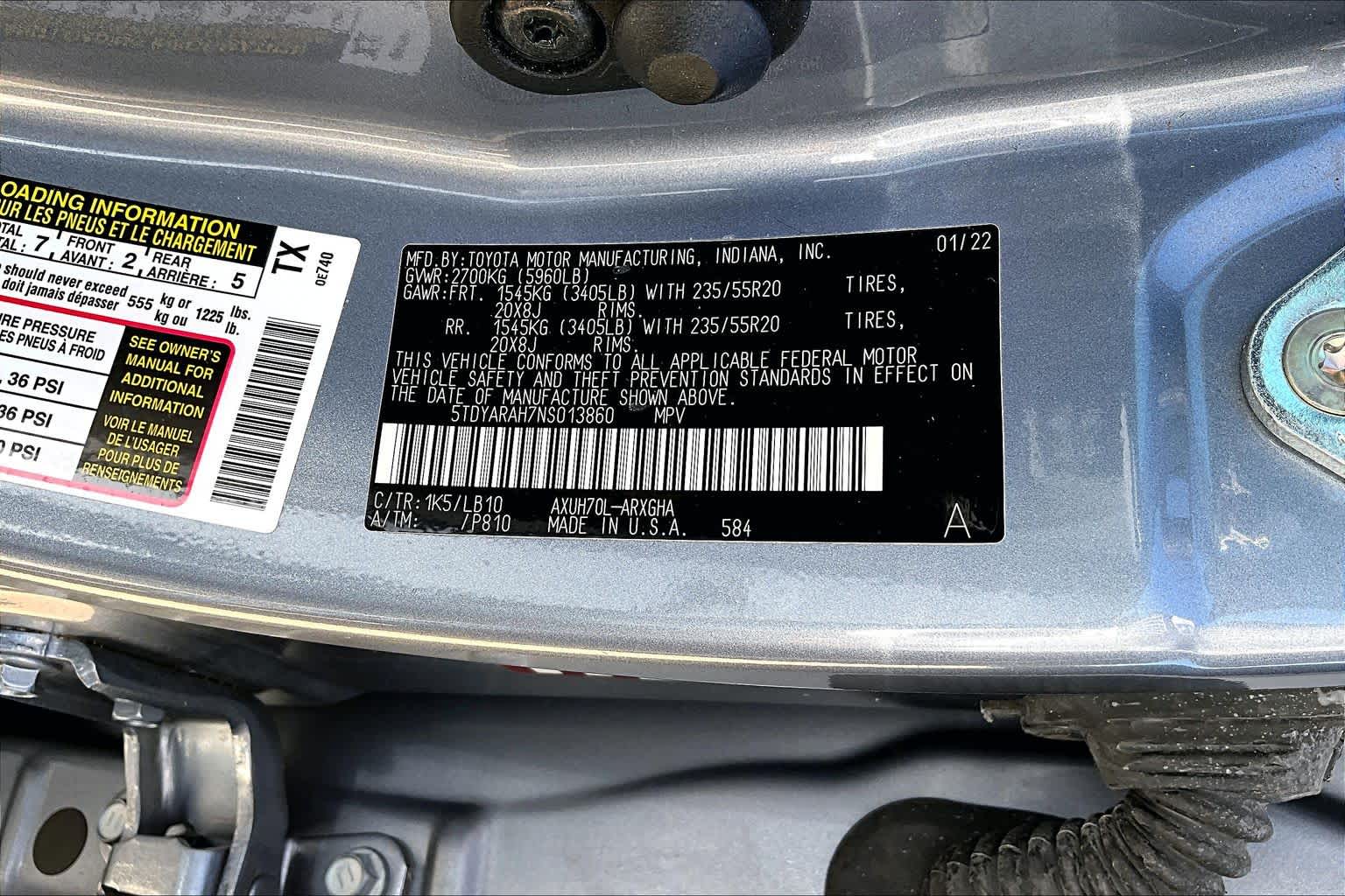 2022 Toyota Highlander photo 37 of 37