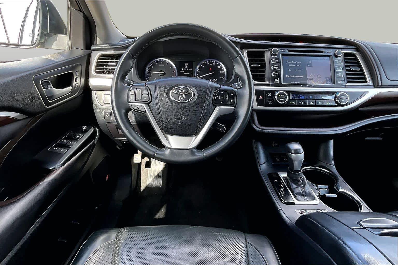 2016 Toyota Highlander Limited Silver Sky Metallic at Texan GMC Buick