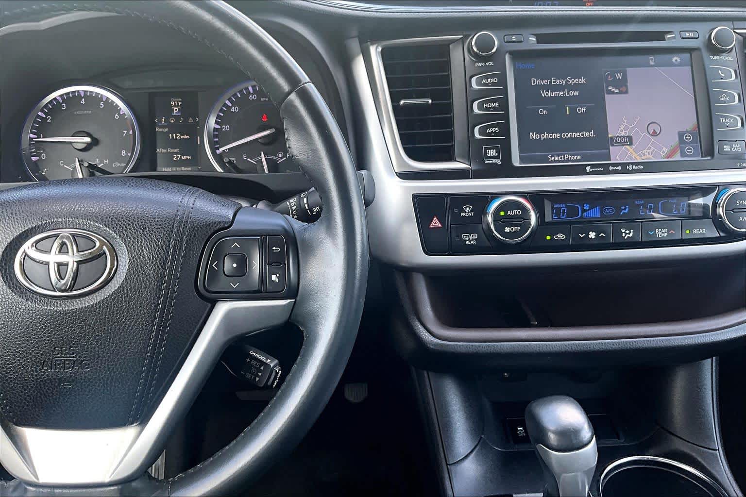 2016 Toyota Highlander Limited Silver Sky Metallic at Texan GMC Buick