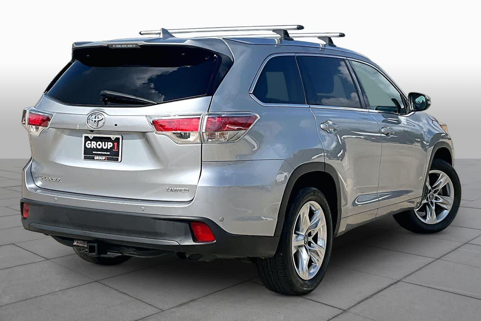 2016 Toyota Highlander Limited Silver Sky Metallic at Texan GMC Buick