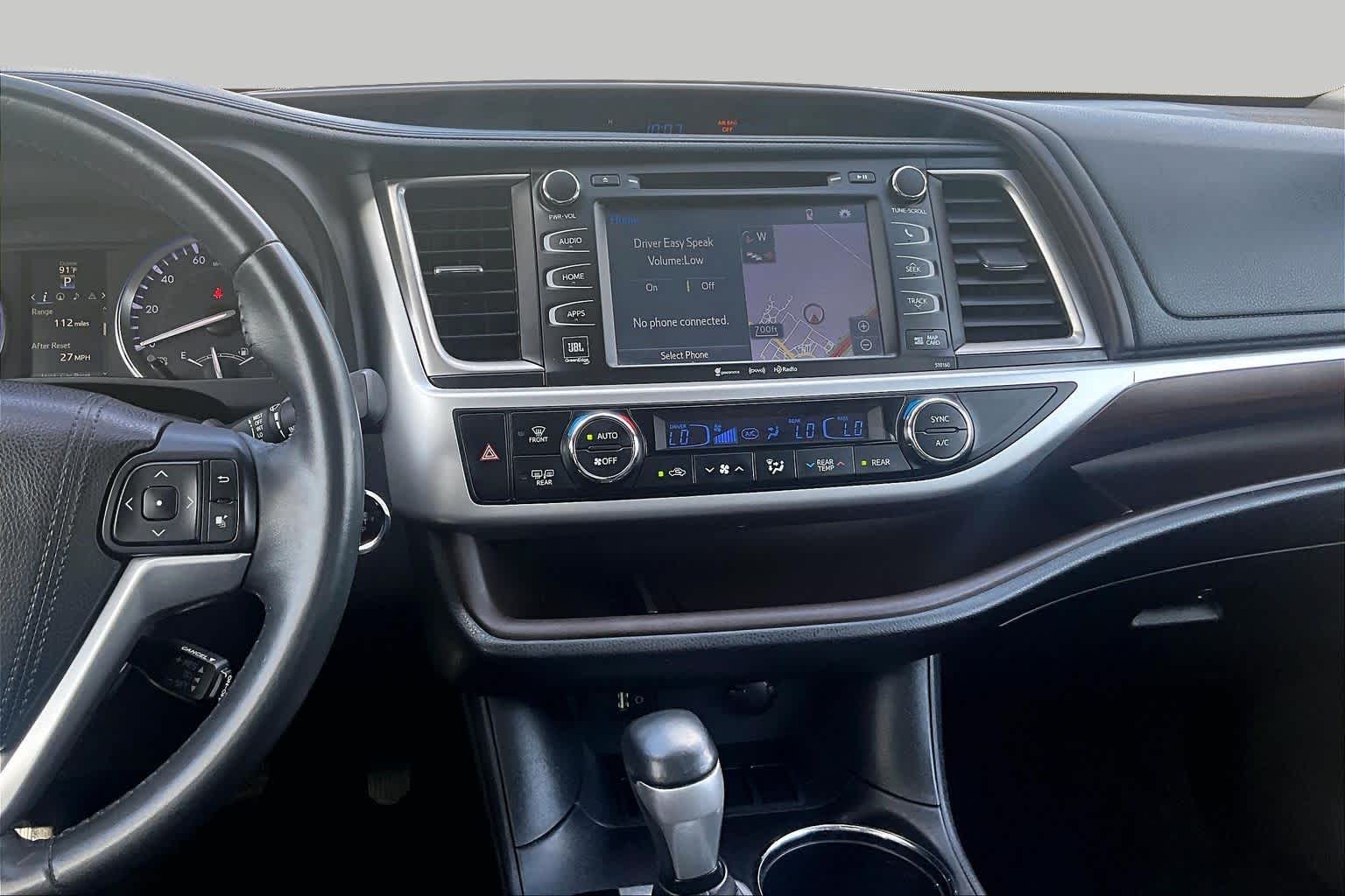 2016 Toyota Highlander Limited Silver Sky Metallic at Texan GMC Buick