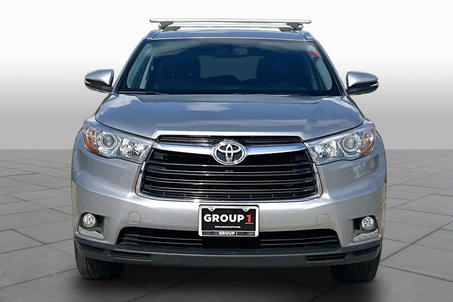 2016 Toyota Highlander Limited Silver Sky Metallic at Texan GMC Buick