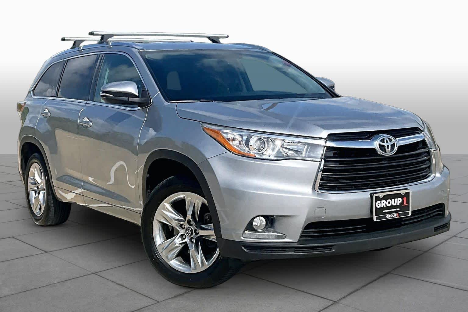 2016 Toyota Highlander Limited Silver Sky Metallic at Texan GMC Buick