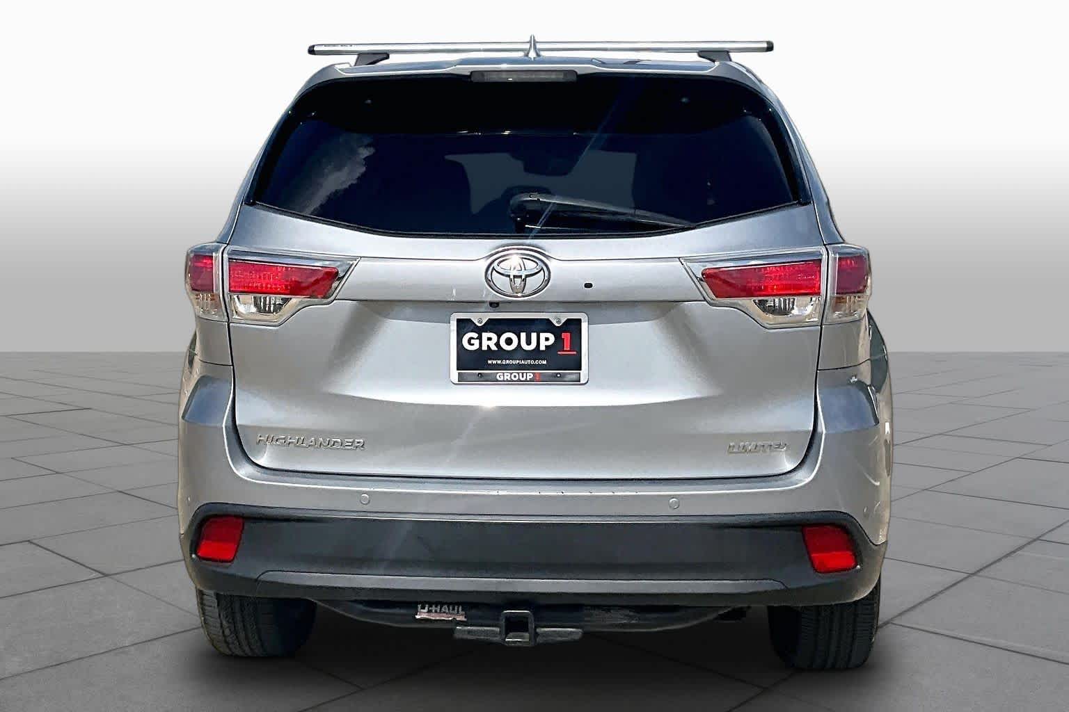 2016 Toyota Highlander Limited Silver Sky Metallic at Texan GMC Buick