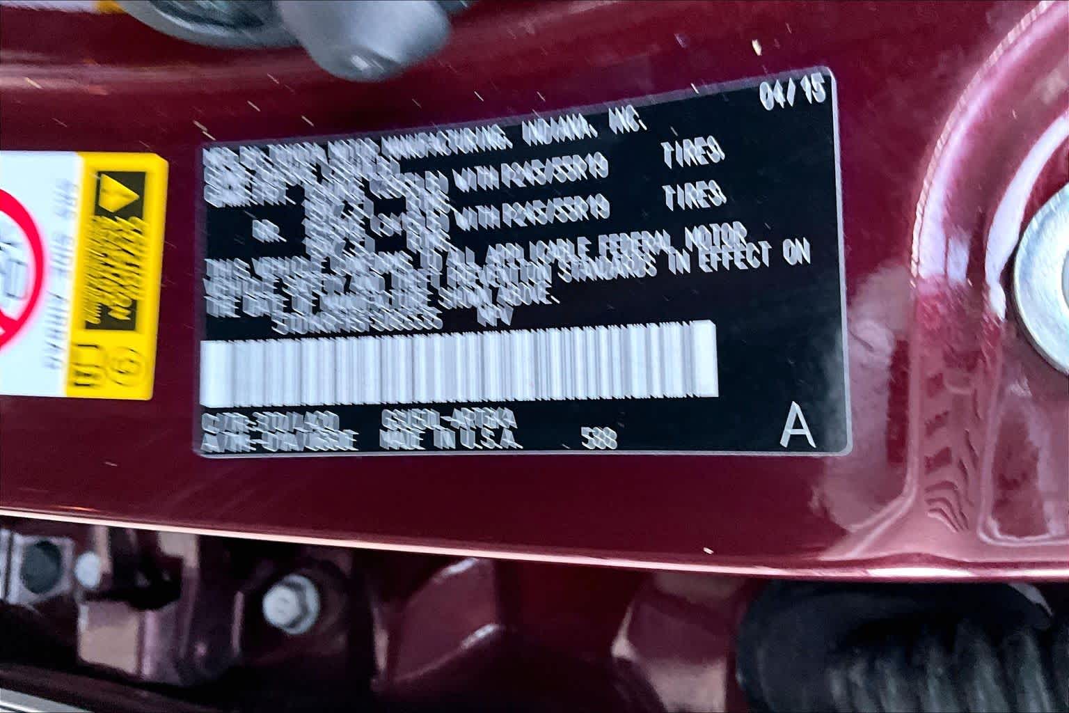 2015 Toyota Highlander Limited Ooh La La Rouge Mica at AutoNation Ford Gulf Fwy