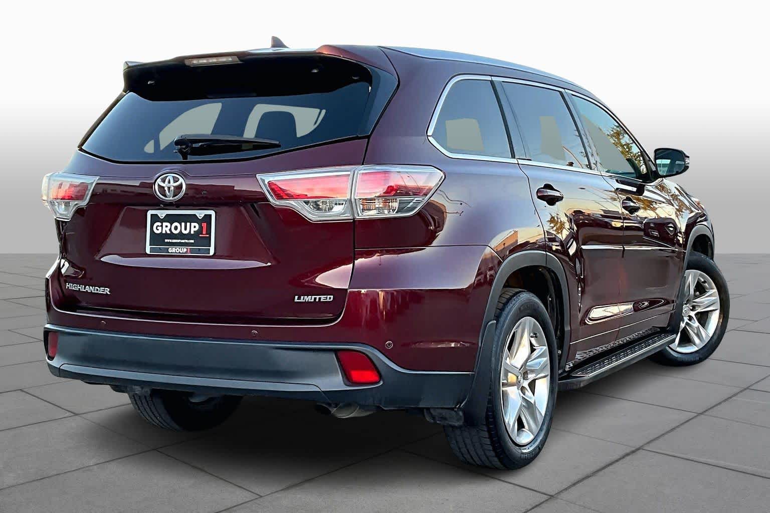 2015 Toyota Highlander Limited Ooh La La Rouge Mica at AutoNation Ford Gulf Fwy