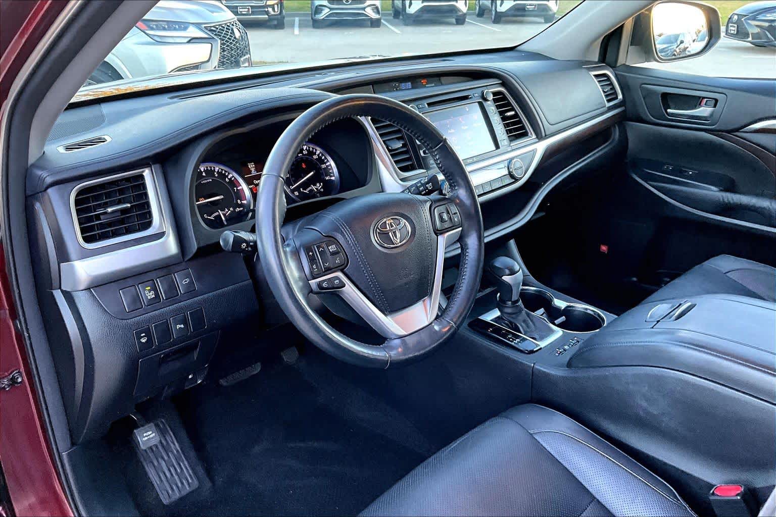 2015 Toyota Highlander Limited Ooh La La Rouge Mica at AutoNation Ford Gulf Fwy