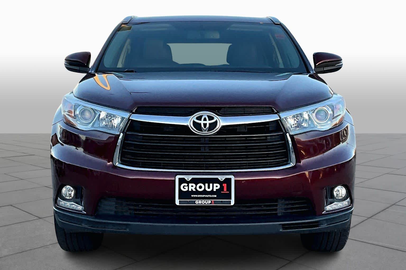 2015 Toyota Highlander Limited Ooh La La Rouge Mica at AutoNation Ford Gulf Fwy