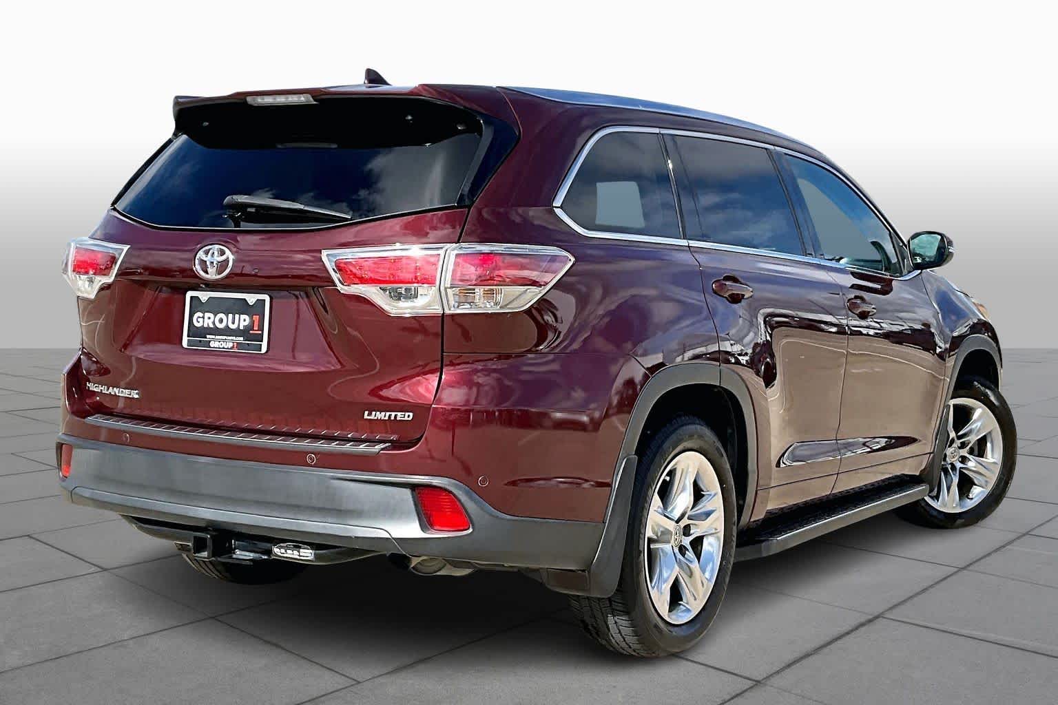 2015 Toyota Highlander Limited Ooh La La Rouge Mica at Honda of Clear Lake