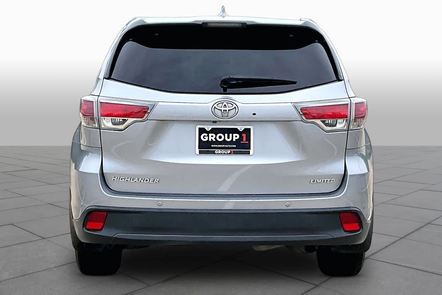 2015 Toyota Highlander Limited Silver Sky Metallic at Honda of Clear Lake