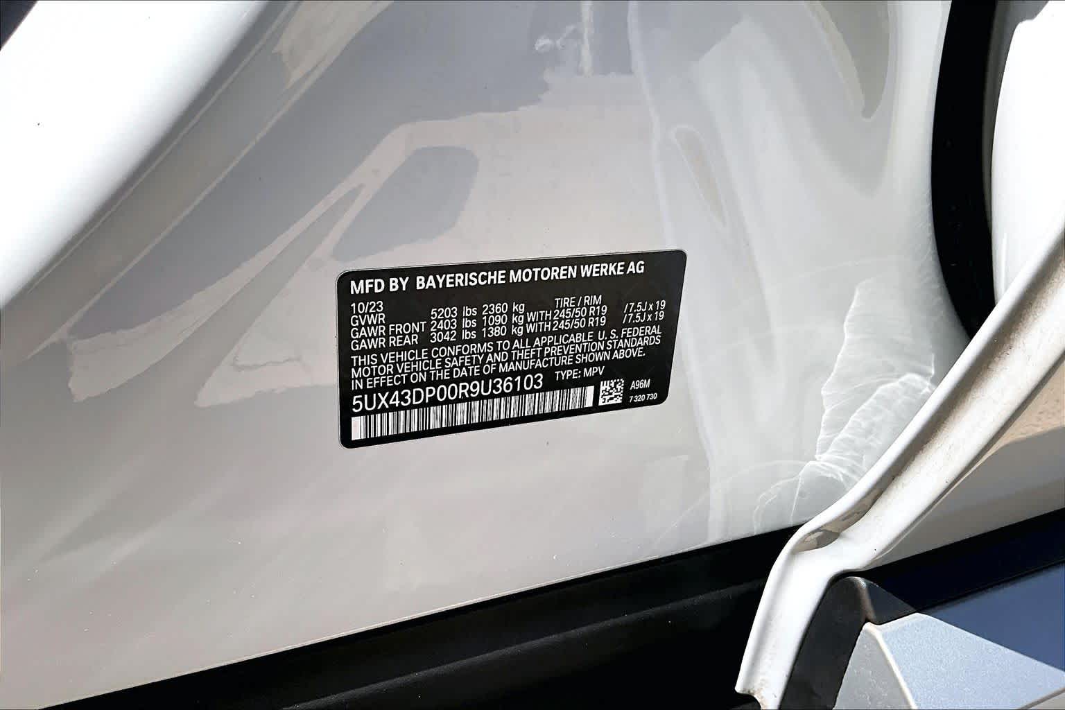 2024 BMW X3 sDrive30i sDrive30i Mineral White Metallic at Group 1 Toyota Southwest