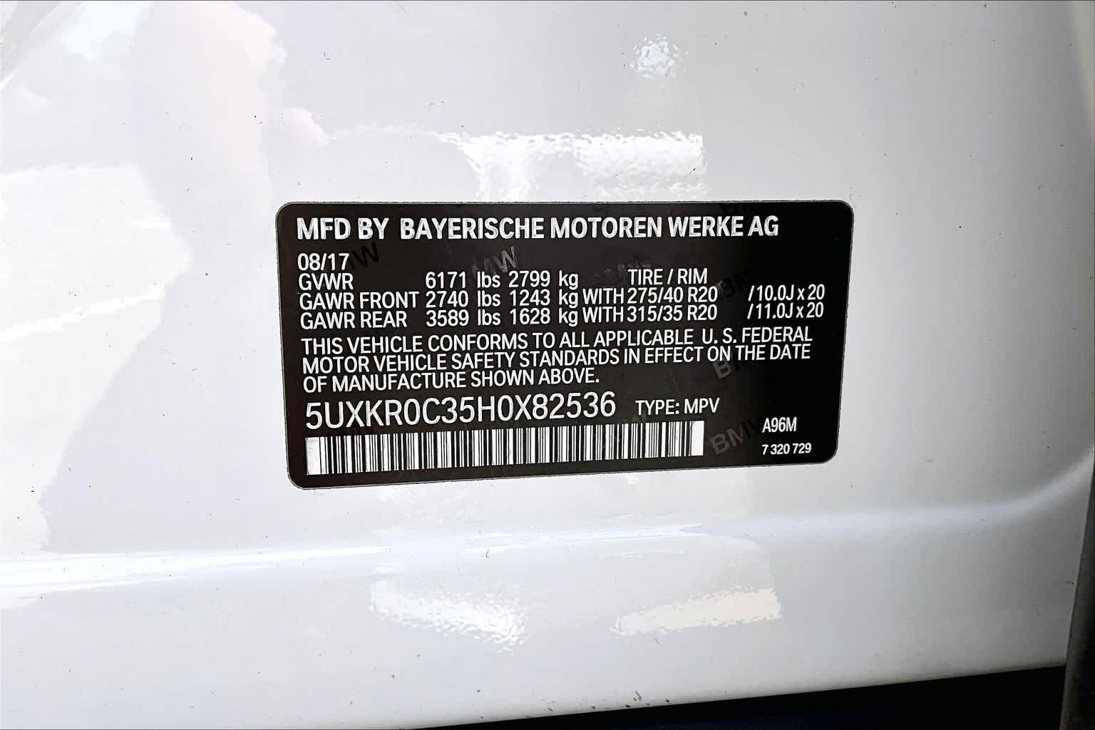 2017 BMW X5 xDrive35i photo 37 of 37