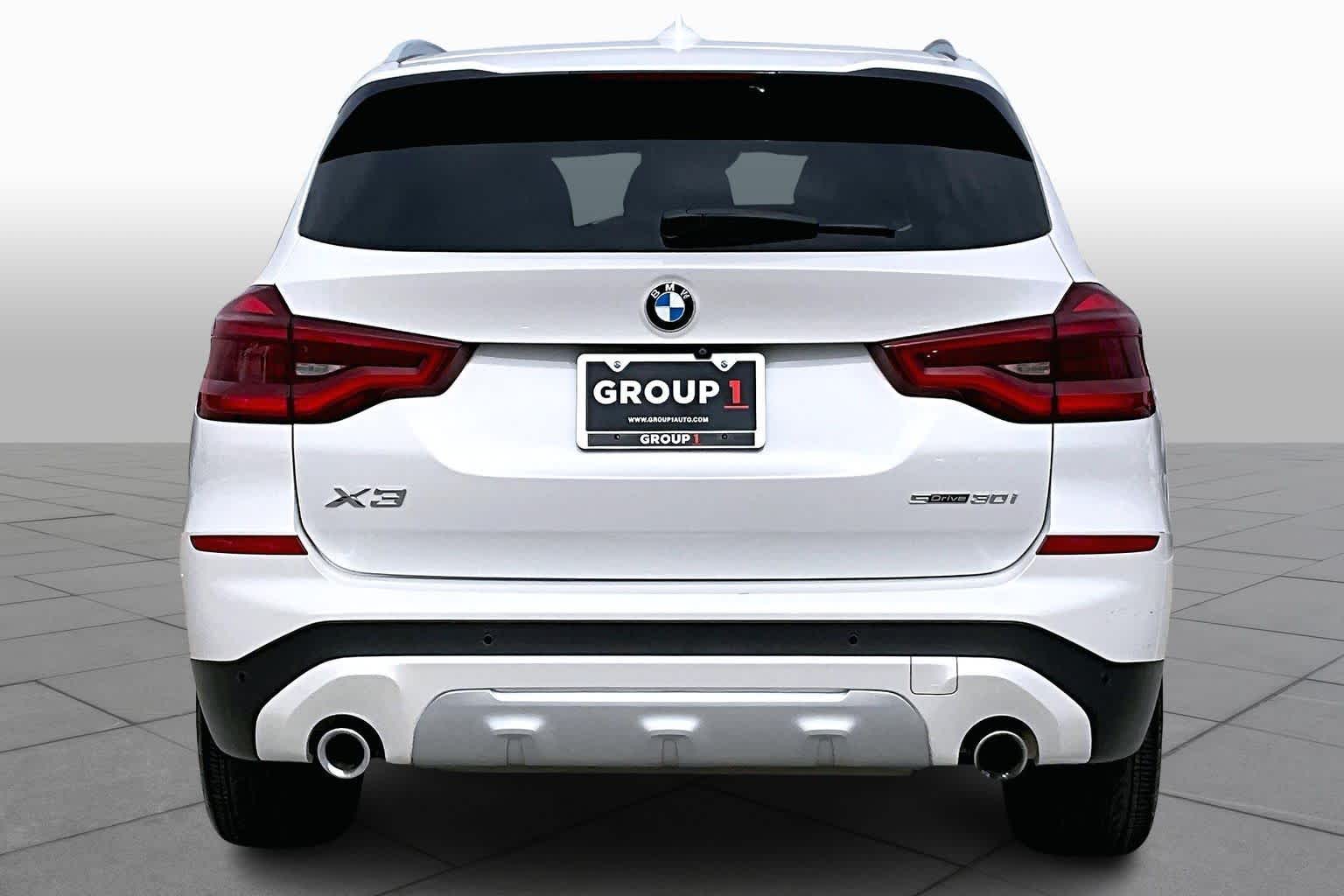 2019 BMW X3 sDrive30i Mineral White Metallic at AutoNation Chrysler Jeep Dodge Ram Spring