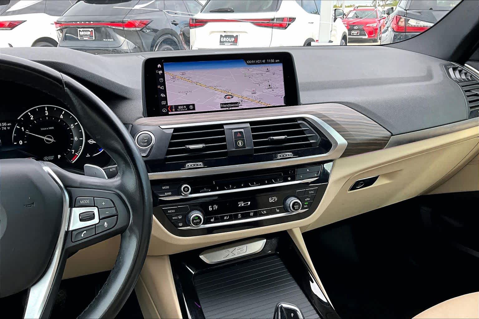 2019 BMW X3 sDrive30i Mineral White Metallic at AutoNation Chrysler Jeep Dodge Ram Spring